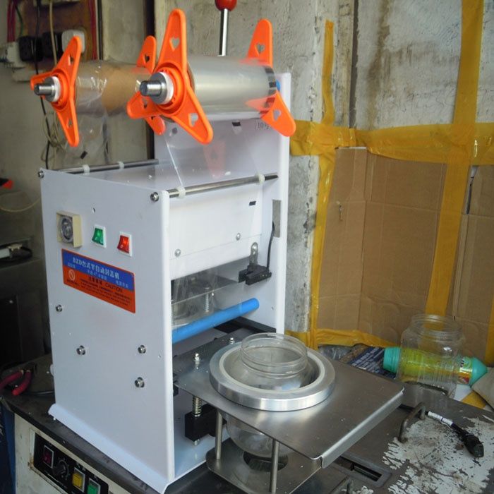 BZD100 Semiautomatic plastic jar sealing machine PET