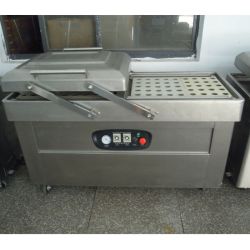 DZ-400/S stainless steel double chamber vacuum packaging machine