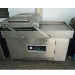 DZ-500/2S stainless steel double chamber vacuum packaging machine